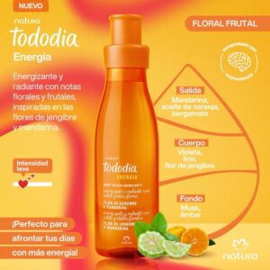 Tododia Body Splash Flor de Jengibre y Mandarina 200 ml