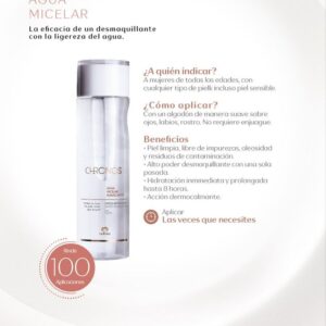 Chronos Agua Micelar Desmaquillante Suave 150 ml