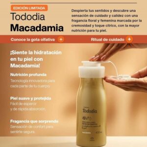 Tododia Hidratante Corporal 400gs Macadamia