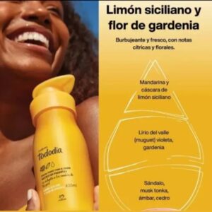 Tododia Hidratante Corporal 400gs Limón Siciliano y Gardenia